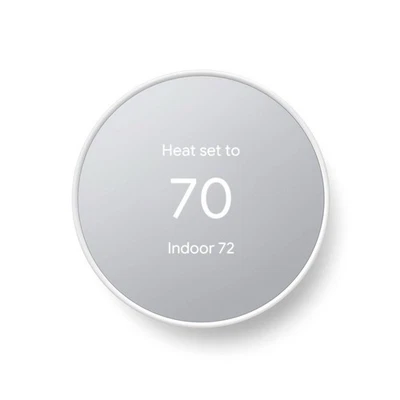 Google Nest Smart Programmable WiFi Thermostat Snow/White - Image 1 of 4