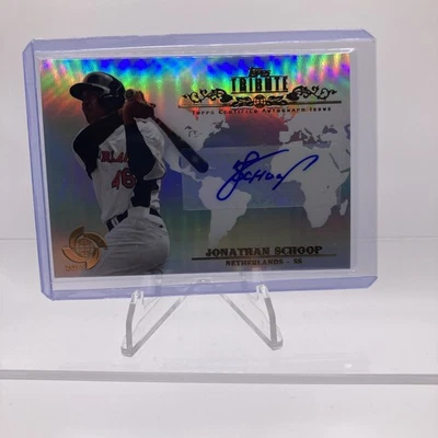 2013 Topps Tribute Jonathan Schoop Netherlands World Baseball Classic - Image 1 of 4