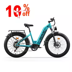 26'' Step-Thru Bicicleta Eléctrica para Adultos 21Ah Autonomía 50-70KM Fat Bike - Foto 1 di 5