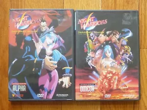 Night Warriors Darkstalkers Revenge 2-DVD Anime complet OVA Alpha + Omega Ep1-4 - Photo 1/7