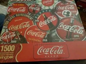 Springbock 1500 ineinandergreifende Teile Puzzle Coca-Cola/USA/FABRIKVERSIEGELT - Bild 1 von 5