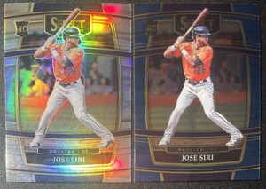 2022 Panini Select #3 Jose Siri CONCOURSE SILVER PRIZM & BLUE RETAIL ROOKIE RC