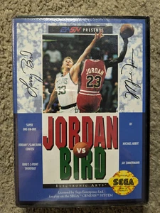 *NEW Factory Sealed* Jordan vs Bird for Sega Genesis RARE - Picture 1 of 16