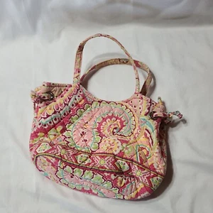 Vera Bradley Paisley Large handbag handbag purse Snap Closure - Picture 1 of 6