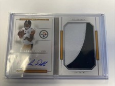 2017 Panini National Treasures Joshua Josh Dobbs AUTO PATCH RC BOOKLET #D 52/99!