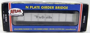 N Scale Plate Girder Bridge (Code 80) - Rio Grande - Atlas #2552 - Picture 1 of 2