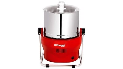 New Ponmani Power Plus Wet Grinder, 225-Watt, 3 Ltr, 220-Volt (Red)- Free Post - Image 1 of 4