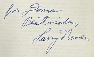 [INSCRIBED]   Larry Niven   World of Ptavvs   Macdonald Science Fiction   1968 - Picture 1 of 9