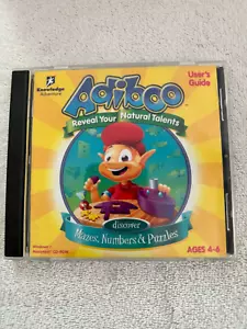 ADIBOO: Mazes, Numbers & Puzzles CD-ROM SOFTWARE For Windows/MAC Used - Picture 1 of 1