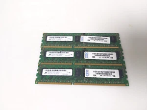 12GB (3X4GB) Micron 1Rx4 PC3L-10600R MT18KSF51272PZ-1G4D1DG Server Memory - Picture 1 of 3