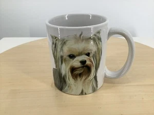 Vintage Barbara Augello Coffee Cocoa Mug Yorkie Dog 8 oz. - Picture 1 of 6
