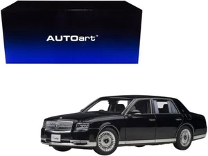 Toyota Century with Curtains RHD (Right Hand Drive) Black Special Edition 1/18 M - Picture 1 of 4