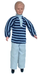 1:12 CACO Vintage Dollhouse Miniature Doll Dad 5.5" Tall Poseable Flexible - Picture 1 of 12
