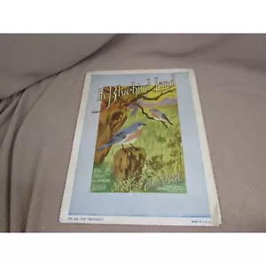 "In Bluebird Land" spartiti canzone Albert E corto 1921 - Foto 1 di 8