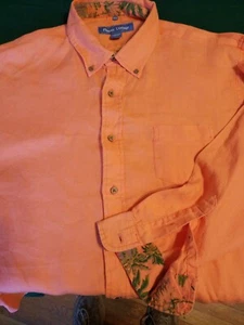 Flusser Vintage Mens Linen 2XL Long Sleeve - Picture 1 of 5