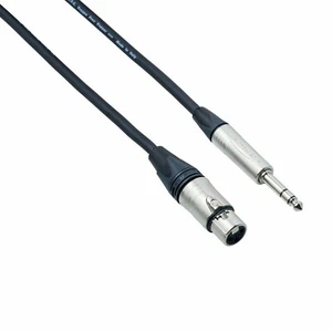 Cavo Microfono Strumenti Neutrik Cannon XLR Femmina e Jack Stereo - Foto 1 di 2