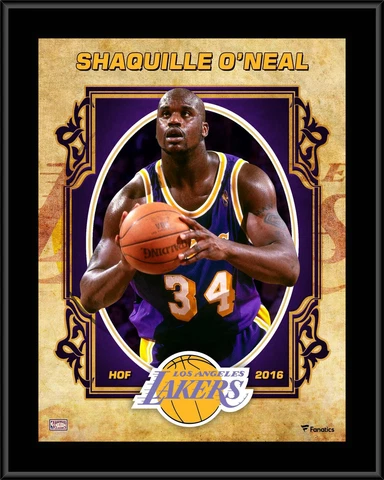 Shaquille O'Neal Miami Heat 10.5" x 13" Hardwood Classics Player Plaque Cover
