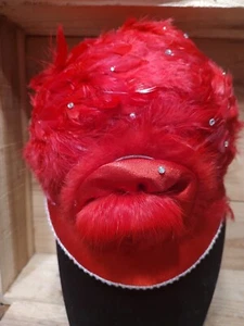ML Studio Federhut rot - Bild 1 von 6