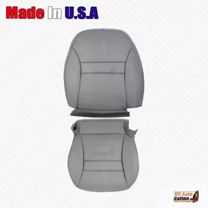 1993 to 1996 For Lincoln Mark 8 Driver Bottom & Top Leather Seat Cover Opal Gray - Bild 1 von 5
