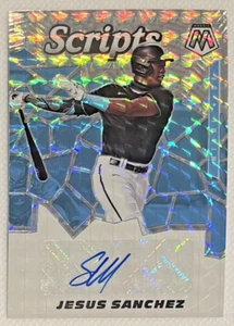 Jesus Sanchez 2021 Mosaic Scripts Silver RC Auto Autograph Holo Rookie Marlins - Picture 1 of 2