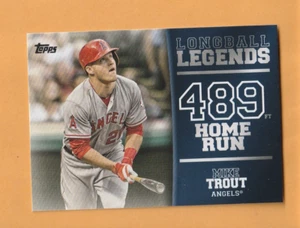 Mike Trout Los Angeles Angels 2018 Topps Longball Legends #LL21 5L - Imagen 1 de 2