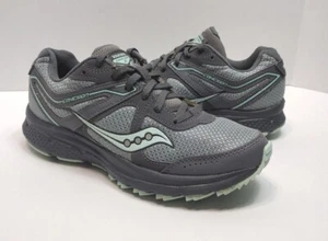 Saucony Cohesion II Womens Size 7 Gray Blue S10427 Running Shoes Sneakers - Picture 1 of 19