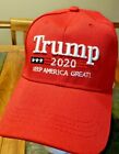 Trump  2020 Hat  Red  Keep America Great With Usa And Flag On Sides