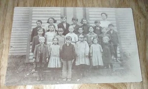 Rare Nora Springs Iowa IA RPPC Photograph Postcard 1912 School Children. - Picture 1 of 6