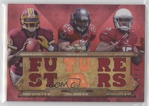 2012 Triple Threads Relic Combos /36 Robert Griffin III Michael Floyd Rookie RC