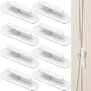 8 Pieces Blind Cord Twister Safety Blind Cord Hooks Adhesive Blind Cord Holder W - Picture 1 of 7