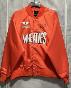 Nike Air Jordan Flight MVP Wheaties Jacket Orange White DV7578 817 Men’s Size XL - Picture 1 of 7