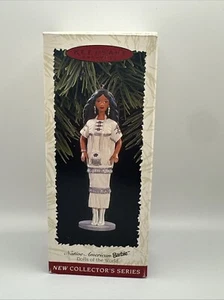 Hallmark Keepsake Ornament 1996 Native American BARBIE Dolls of the World Series - Picture 1 of 8