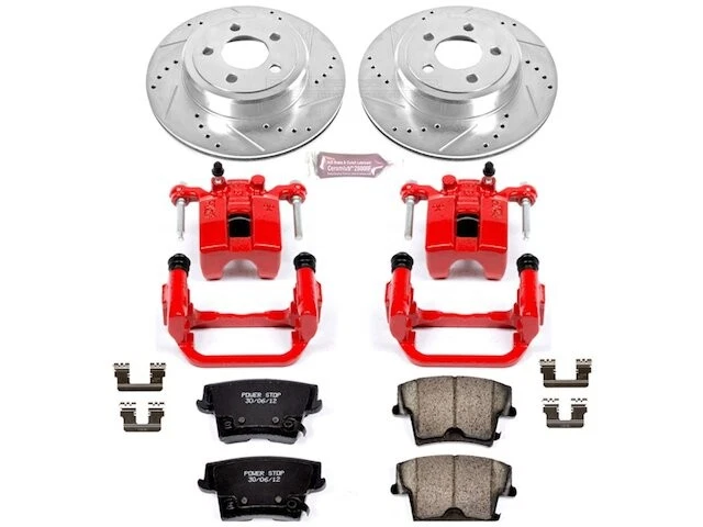 Kit de pastillas de freno trasero y rotor para Chrysler 300 2005-2021 2006 2007 2008 JH574KC Foto 1 de 1