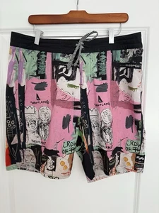 Billabong LAB tavola/bagno uomo TG 34 Andy Warhol/Michel Basquiat - Foto 1 di 5