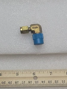 Swagelok Holland Brass 1/8" Tube x 1/4" Mnpt Tubing Adapter B-200-2-4 NOS 1 Qty - Picture 1 of 2