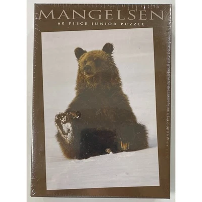 Mangelsen Teton Teddy 60 Piece Junior Puzzle - BRAND NEW SEALED - Bear Nature - Image 1 of 2