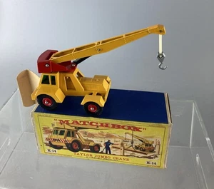LESNEY MATCHBOX MOKO KING SIZE #K14 TAYLOR JUMBO CRANE NEAR MINT WITH BOX - Bild 1 von 5
