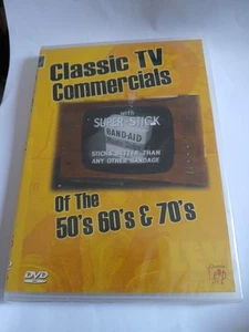 CLASSIC TV COMMERCIALS OF THE 50s 60s & 70s DVD NEW SEALED US ADVERTS ALL REGION - Picture 1 of 2