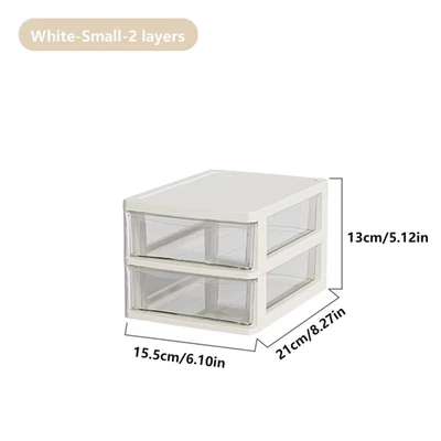 A4 Plastic Storage Drawers Draw Tower Unit Office Desktop Tabletop Home School - Image 1 of 4