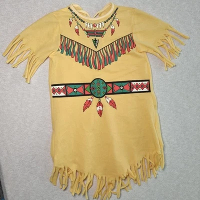 Disfraz de Halloween Niño Niña India Pocahontas Nativo Americano Niños Vestir S Foto 1 de 3