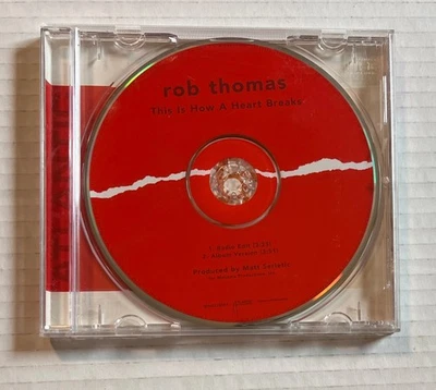 ROB THOMAS ~THIS IS HOW THE HEART BREAKS RADIO/ALBUM 2005 US PROMO CD SINGLE - Image 1 of 4