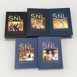 Saturday Night Live SNL Complete Boxed Seasons 1-5 1975-1980 37 DVDs! - Foto 1 di 7