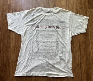 Harry Potter Herren T-Shirt Solemnly Swear Mischief Managed Cream Marauders XL - Bild 1 von 3