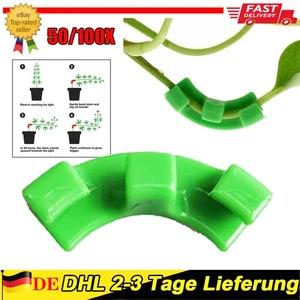 50/100X Training Pflanzen Wachstumstrainer Clips Zweighalter Pflanzenbieger Grün - Bild 1 von 13
