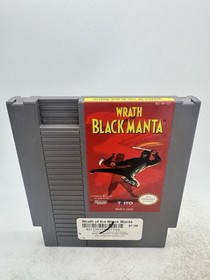 Wrath of the Black Manta Taito Authentic Nintendo NES Great Shape cart Tested