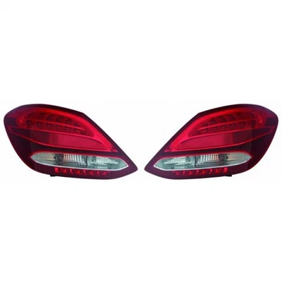 Par de luces traseras para Mercedes-Benz C63 AMG 2015 16 17 2018 pasajero y conductor DOT Foto 1 de 4