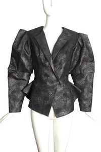 RUBIN SINGER- NWT Silk Brocade Cocktail Jacket, Size 6 - Picture 1 of 5