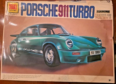Vintage OTAKI 1/12 Porsche 911 Turbo 1974 ALL PARTS SEALED - read description - Image 1 of 4