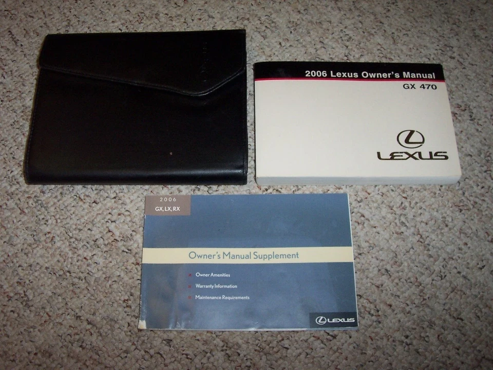 2006 Lexus GX470 GX 470 Factory OEM Owner Operator User Guide Manual 4.7L V8 - Image 1 of 1