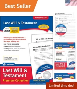 Last Will and Testament, Forms and Instructions, Downloadable Product Details... - Picture 1 of 9